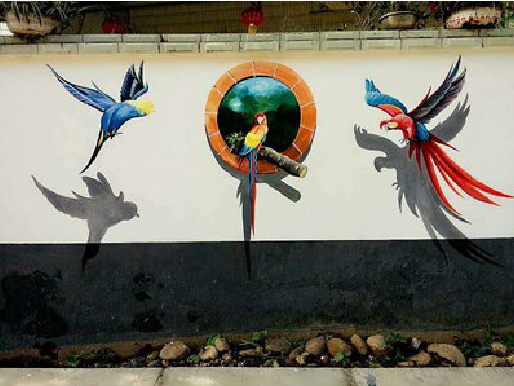 信丰视觉错位-3D墙绘设计