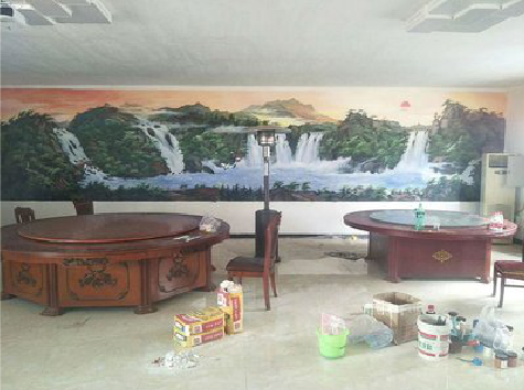 信丰墙绘-写实风景