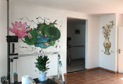 信丰墙体彩绘相比墙纸的优势。