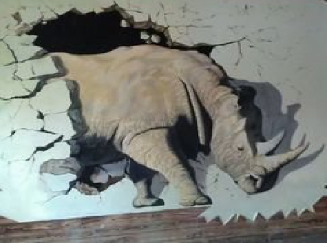 信丰在墙绘中，如何绘制3D效果？