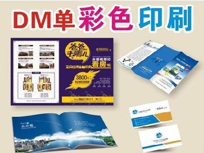 信丰单页印刷，色彩搭配简单。