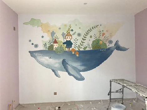 信丰手绘墙的特点及优势。