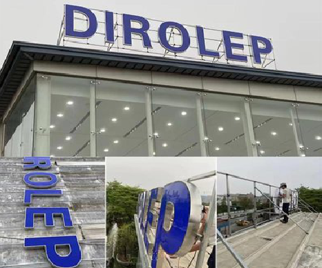 信丰楼顶发光字安装的注意事项。